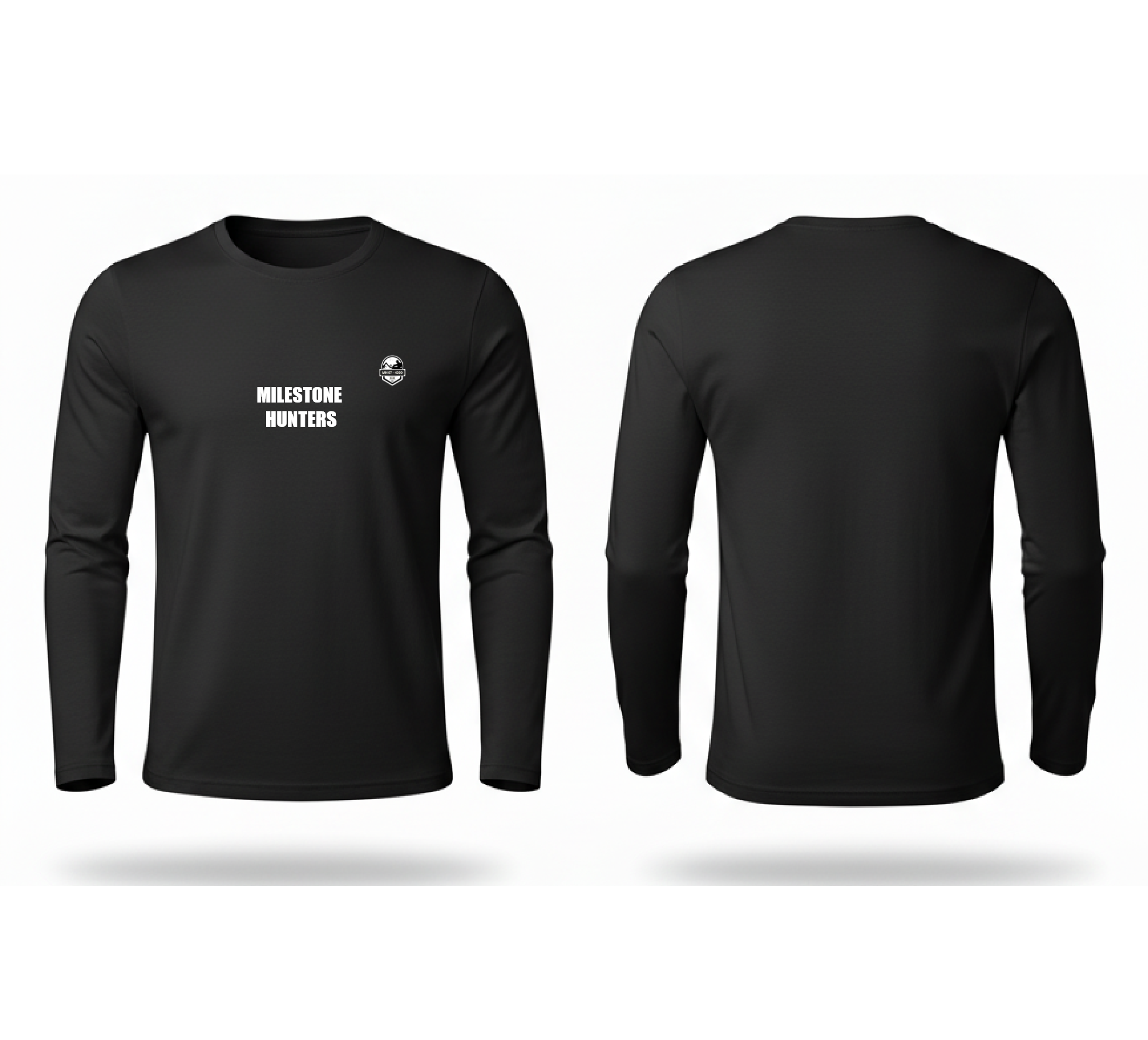 Roam Crew Neck Cotton Tee - Asphalt Black