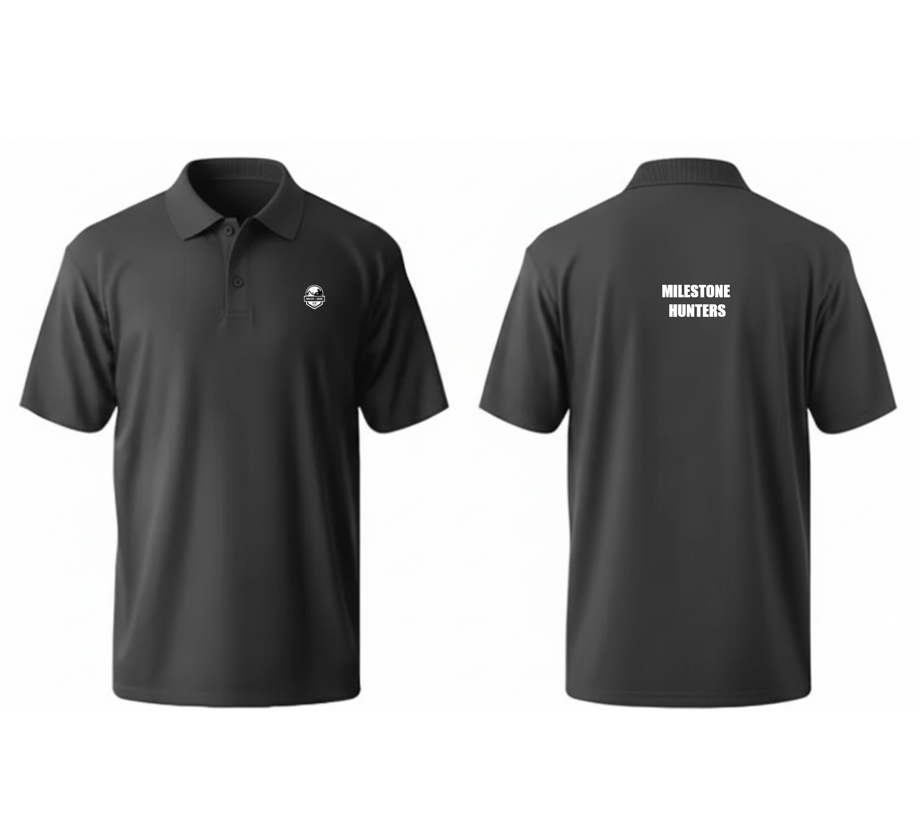 Cruiser Club Polo Shirt - Jet Black